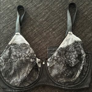 Elegant Black Lace Bra